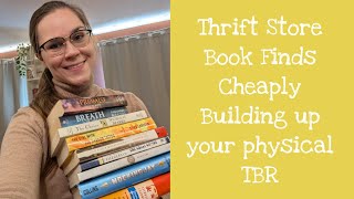 Thrift Store Book Finds  How to build up a personal library without breaking the bank [upl. by Aynotel]