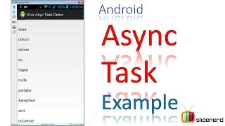 184 Android AsyncTask Example [upl. by Tireb560]