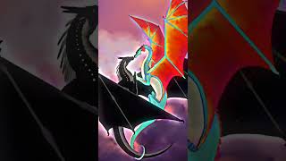 Glorybringer edit 🖤 💚 wof wingsoffire dragon meme WillowHeartz [upl. by Esimehc]