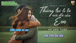 Tháng Tư Là Lời Nói Dối Của Em  Karaoke Beat Gốc  Hà Anh Tuấn [upl. by Adlecirg]