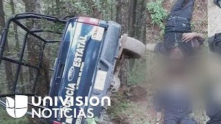 Indignación en México por los videos de la mortal emboscada a cuatro policías [upl. by Llerrahs]