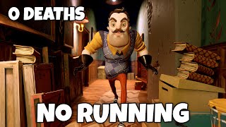 Hello Neighbor 2 Full Game without Running  0 Deaths [upl. by Ardnasela606]