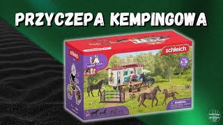 Przyczepa kempingowa SCHLEICH z serii Horse Club  Recenzja [upl. by Hayse878]