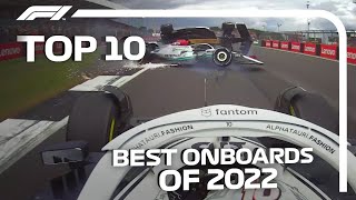 Top 10 Onboards Of The 2022 F1 Season [upl. by Diao]