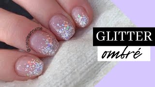 TUTORIAL  DIY Glitter Ombre Nails with Dip Powders [upl. by Zulch363]