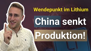 Wendepunkt in China  Lithium wieder gefragt Aktuelle Entwicklung am Markt [upl. by Peppie]