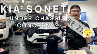 KIA SONET  UNDER CHASSIS CHECKING  PLATE NUMBER ISSUANCE [upl. by Younger]