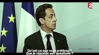 2007 G8 en Grande Bretagne Quand Vladimir Poutine humilia Nicolas Sarkozy [upl. by Hait]