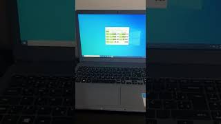 Notebook Samsung Essentials NP350XAA Teste velocidade shorts [upl. by Vallery]