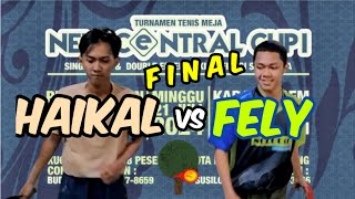 HAIKAL Pantisuko vs FELLI Nglorog 🏓🏓 FINAL Single New Central Cup I [upl. by Anilem]