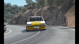 Assetto Corsa San Gregorio Brucei Hillclim in Renault 9 TSE Gr A [upl. by Llehcor]