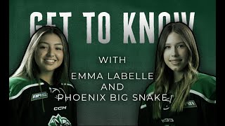 Get to know Interview with Emma Labell and Phoenix Big Snake [upl. by Supmart]