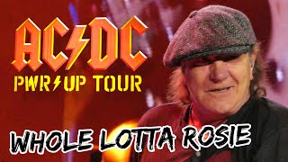 ACDC  WHOLE LOTTA ROSIE  Gelsenkirchen 17052024 quotPOWER UPquotTour [upl. by Bea]