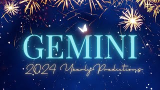 Gemini Major Event in Your Life that Brings So Many Blessings 2024 Yearly Tarot Predictions [upl. by Anirahtak495]