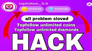 Topfollow unlimited coins amp diamond  Topfollow mod apk [upl. by Rowan]