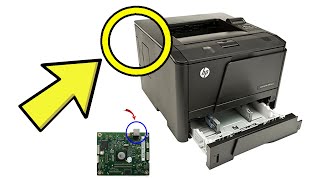 خطوات تغيير مدخل USB في طابعه اتش بي  How to change USB Port in hp laser jet 400 m401a printer [upl. by Riana]