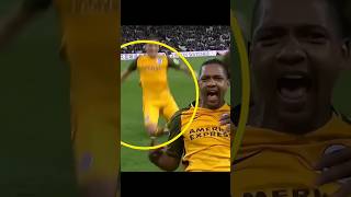 Failed knee slide 👀🤔 shorts football shortvideo [upl. by Glen]