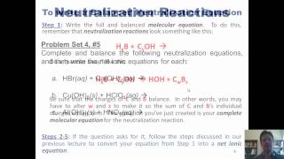 Chapter 4  Reactions in Aqueous Solution Part 3 of 6 [upl. by Ispep829]