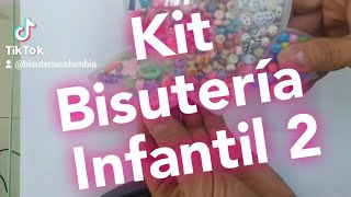 kit para bisuteria infantil bisutería candy bidecol bisutería bisuteriainfantil [upl. by Fe306]