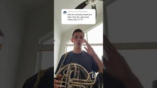 French Horn how to play more than 2 notes at once [upl. by Htiduj]