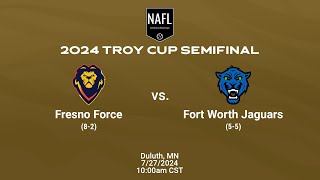 SEMIFINAL Fresno Force vs Fort Worth Jaguars [upl. by Enitnemelc]