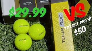 REVIEW OF THE INESIS TOUR 900 GOLF BALL [upl. by Moyra118]