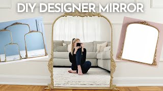 DIY Designer Mirror  Anthropologie Mirror DIY [upl. by Yerok741]