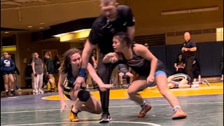 😳tempers flare Spire Classic Women’s freestyle wrestling Women’s college wrestling 1272023 [upl. by Ellimac80]