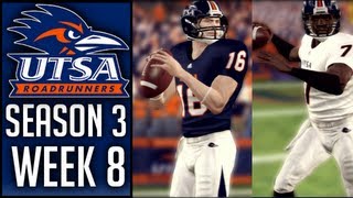 NCAA Football 13 UTSA Dynasty Week 8 vs 13 UCF Knights  Season 3 [upl. by Moira]