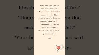 Grateful for Love💕Short and Beautiful Quotes love shorts quotes [upl. by Annyl]