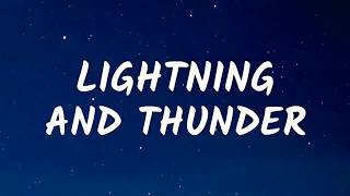 Jhené Aiko  Lightning amp Thunder Lyrics Ft John Legend [upl. by Ahsekal]