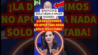 Solo venia a hacer Shows por eso la despidieron ⚠️ EstadisticaPolitica BenditasRedesSociales [upl. by Ludovico50]