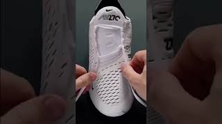 Best way to Lace Air Max 270  How to Lace Sneaker Tutorial 4K HD [upl. by Anotyad565]