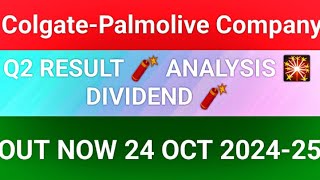 COLGATEPALMOLIVE INDIA LTD Q2 RESULT 2024 COLGATEPALMOLIVE INDIA LTD Q2 RESULT TODAY [upl. by Tibold865]