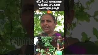 Couple Grows 200 Types  Herbal Plants Thirubuvanam  Sivagangai  Shorts  Sun News [upl. by Kcinimod]