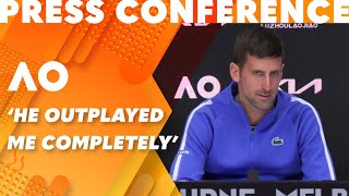 Novak Djokovic SHOCKED by his performance 2024 Australian Open  Wide World of Sport [upl. by Ettenrahs]