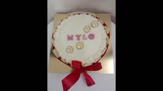 🐾MYLO🐾 digging straight into his Pet friendly Birthday Cake cakefordogs dogcake petfriendly pets [upl. by Skillern255]