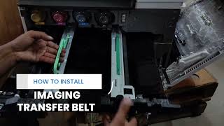 HOW TO INSERT ITB BELT IN RICOH COLOUR COPIER MACHINE ricoh howto machine techreview [upl. by Artimid202]