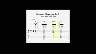 Dissonance amp Consonance Vol 6 shorts guitar chords music [upl. by Braswell]