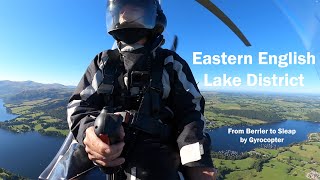 Gyrocopter through the Eastern English Lake District [upl. by Thorndike174]