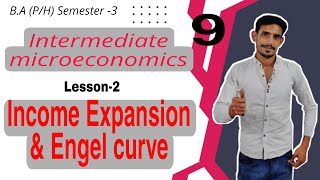 9 Income Expansion amp Engel curve of Normal and inferior goods  Intermediate microeconomics DuSol [upl. by Elatsyrc]