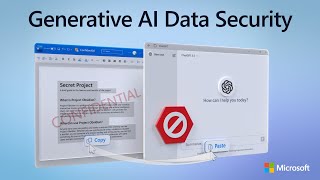 Protect data used in prompts with Copilot ChatGPT Gemini and more  Microsoft Purview [upl. by Schott]