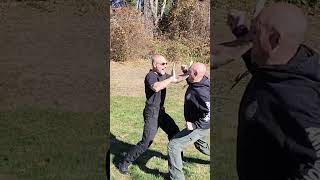 Self Defense Against a Haymaker Punch Brutally Effective shorts [upl. by Edwina]