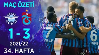 Adana Demirspor 13 Trabzonspor MAÇ ÖZETİ  34 Hafta  202122 [upl. by Nehgaem101]