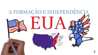 Independência dos Estados Unidos resumo  HISTÓRIA [upl. by Sidnac5]