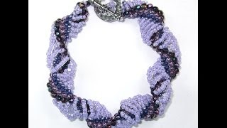 Dutch Spiral Bracelet or Necklace Tutorial [upl. by Ecinwahs]