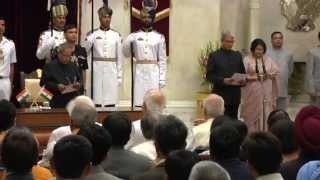 Shri Shashi Kant Sharma sworn in as Comptroller and AuditorGeneral of India by President Mukherjee [upl. by Lisa914]