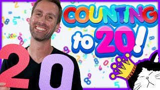 🔢 Counting to 20  120 Counting Song for Kids  Mooseclumps  Kids Learning Videos for Toddlers [upl. by Htebaile721]