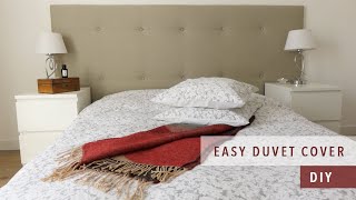 how to sew a duvet cover  bedding set ep 1 [upl. by Anniken862]