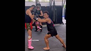 Lerdsila Jungle Hunters drills coaching muaythai [upl. by Lednik]